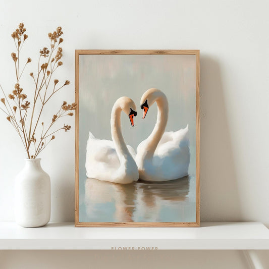Lámina Arte Cisne