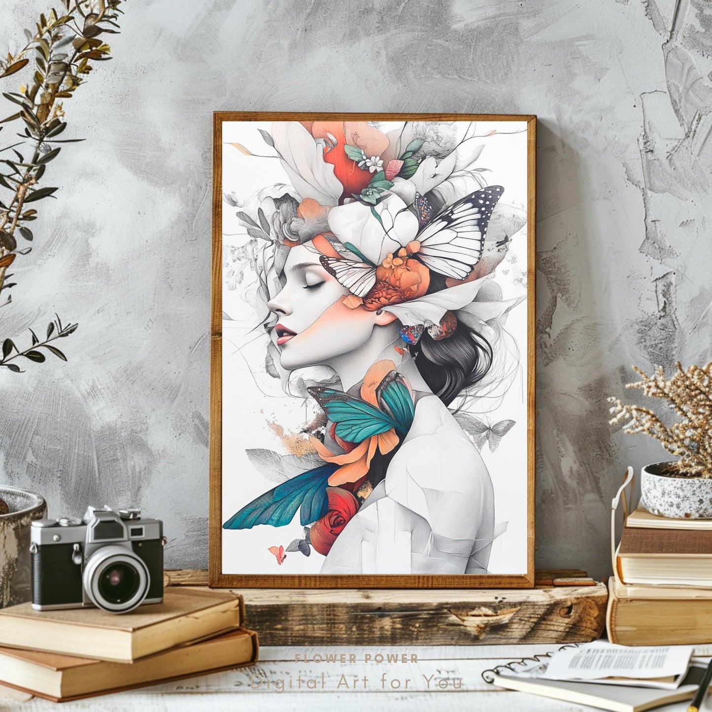Poster Surrealista de Mujer