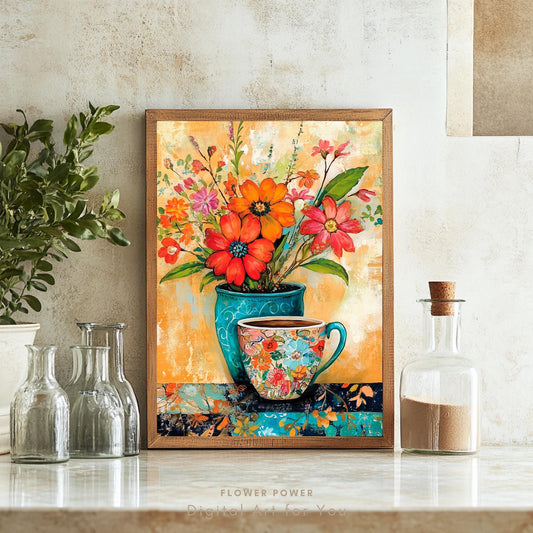 Arte Floral Colorido