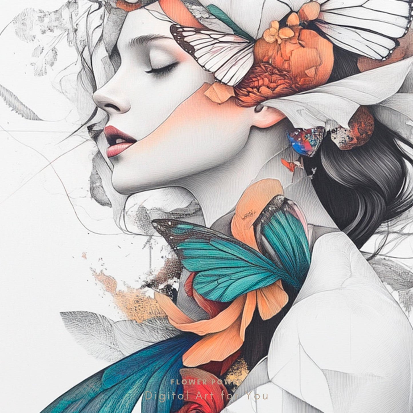 Poster Surrealista de Mujer