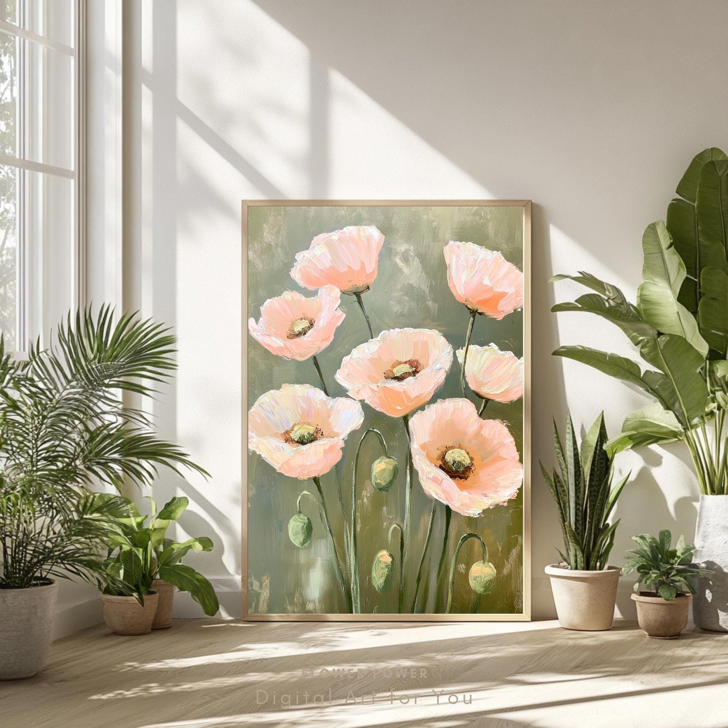 Arte Mural Floral