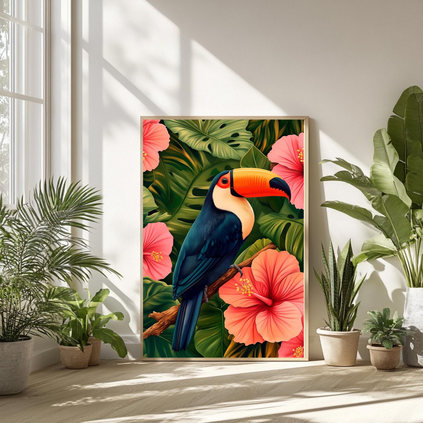 Arte Pájaro Tropical