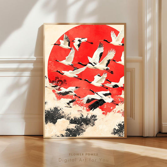 Pintura Pájaro Asiático