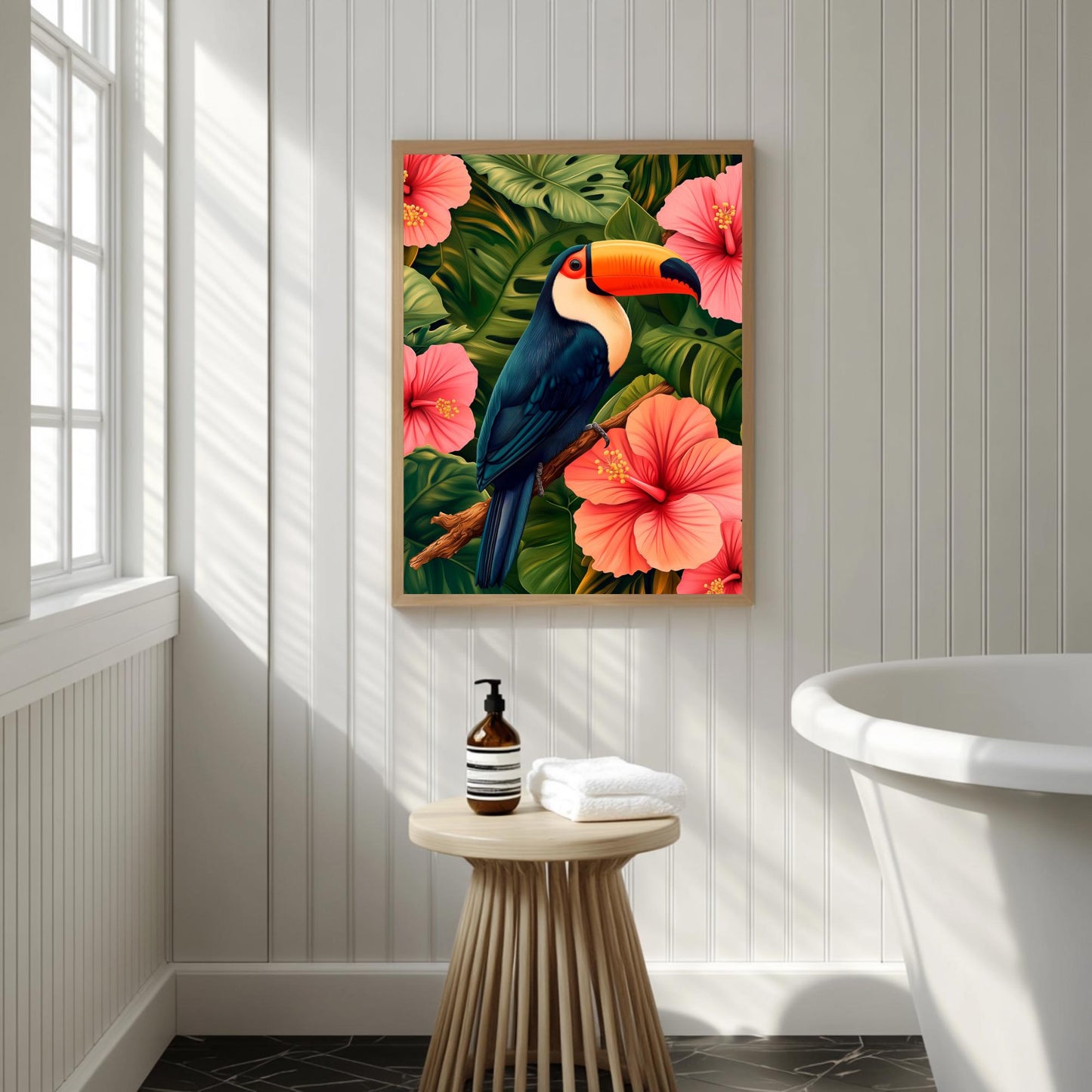 Arte Pájaro Tropical