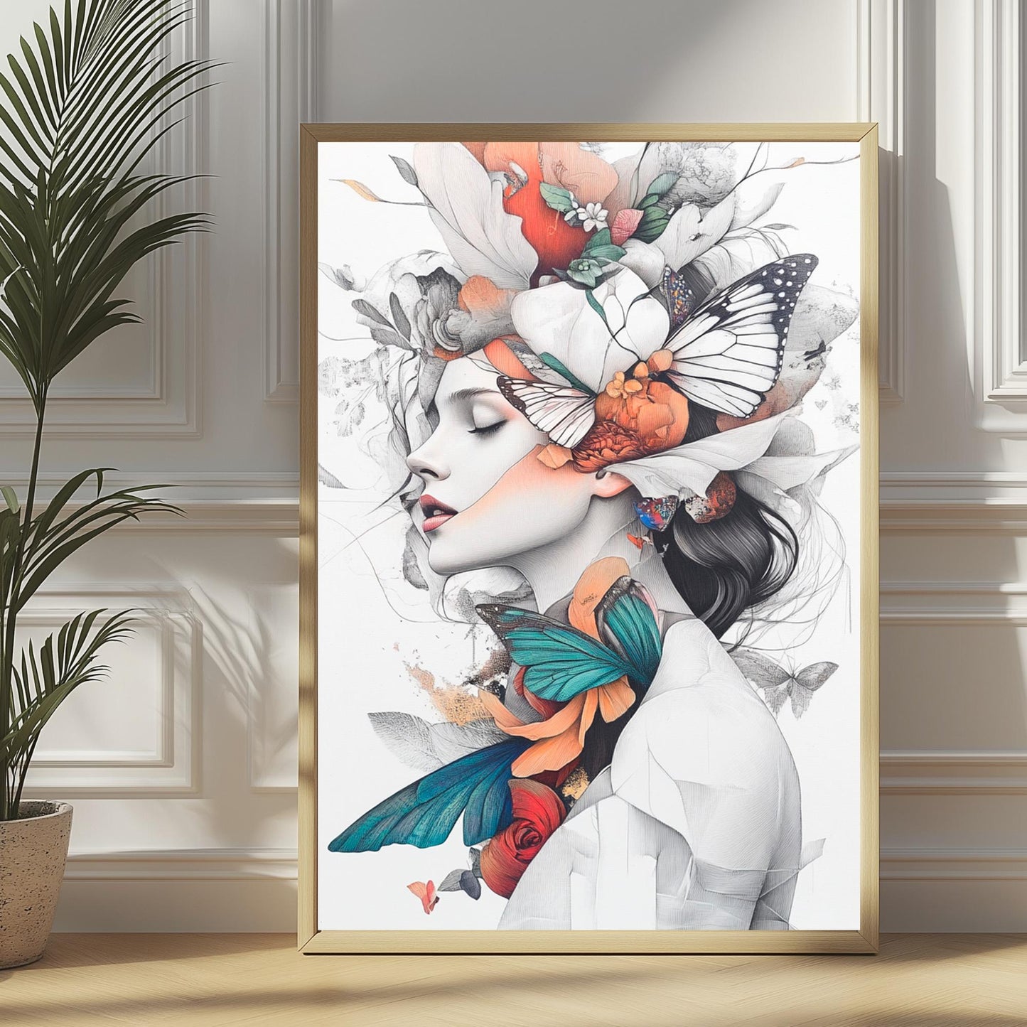 Poster Surrealista de Mujer