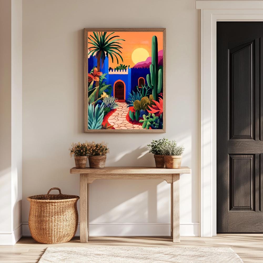 Póster Arte Mural Desierto