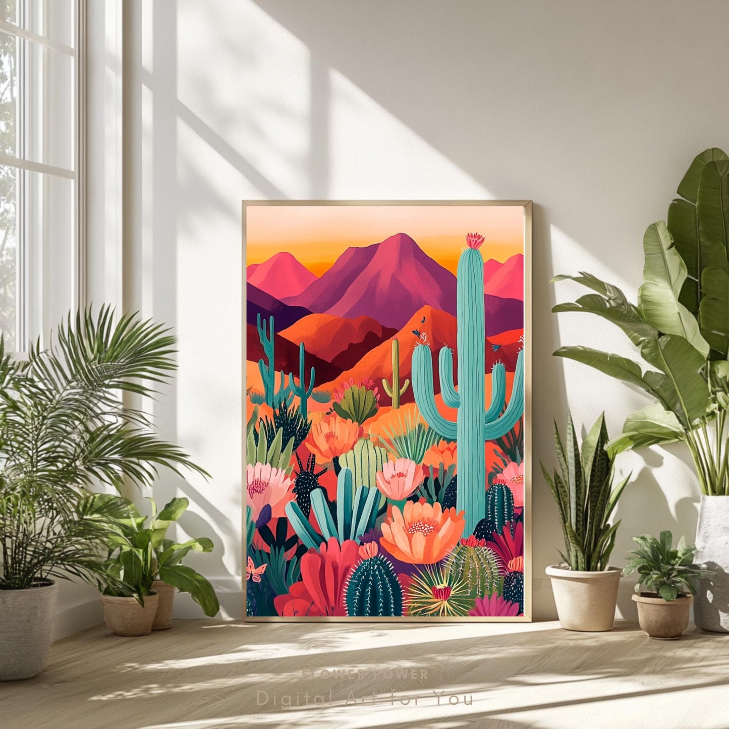 Cactus del Desierto Colorido