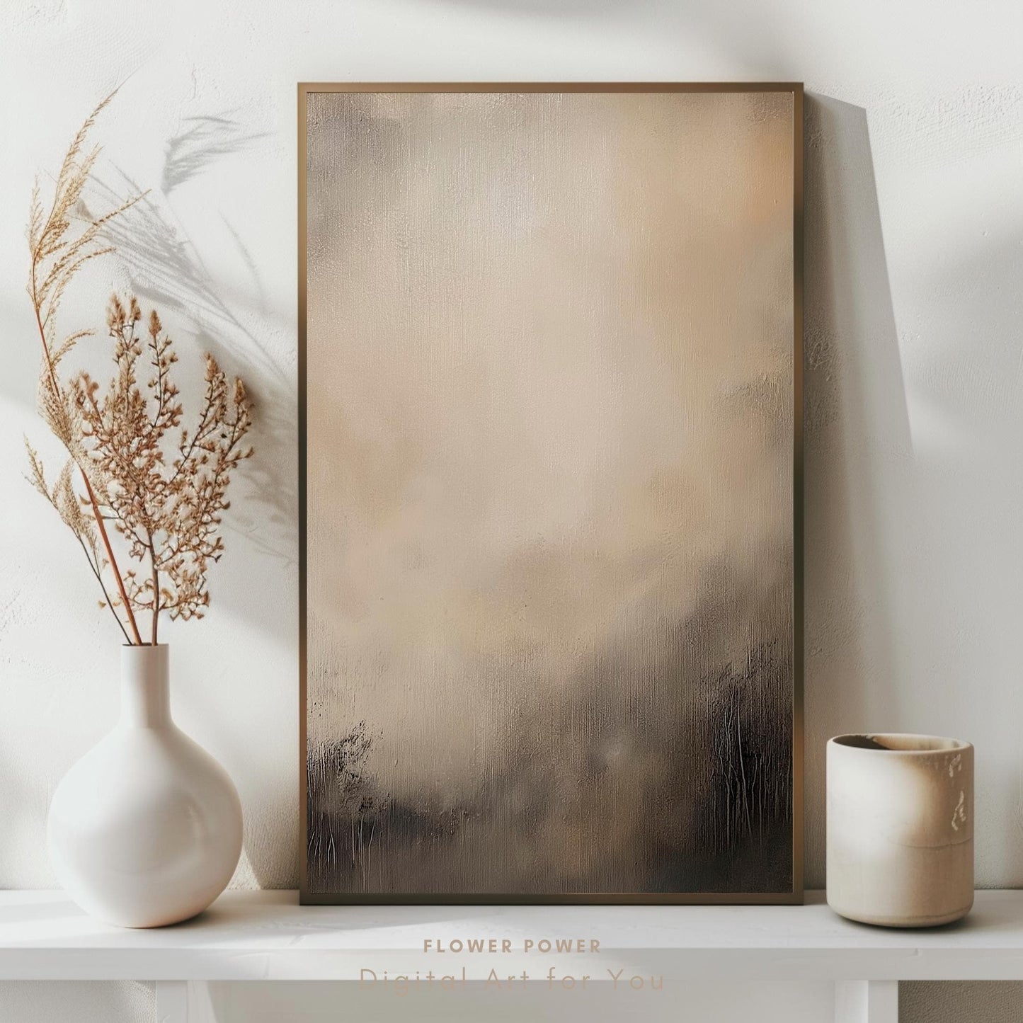 Pintura Abstracta Neutral