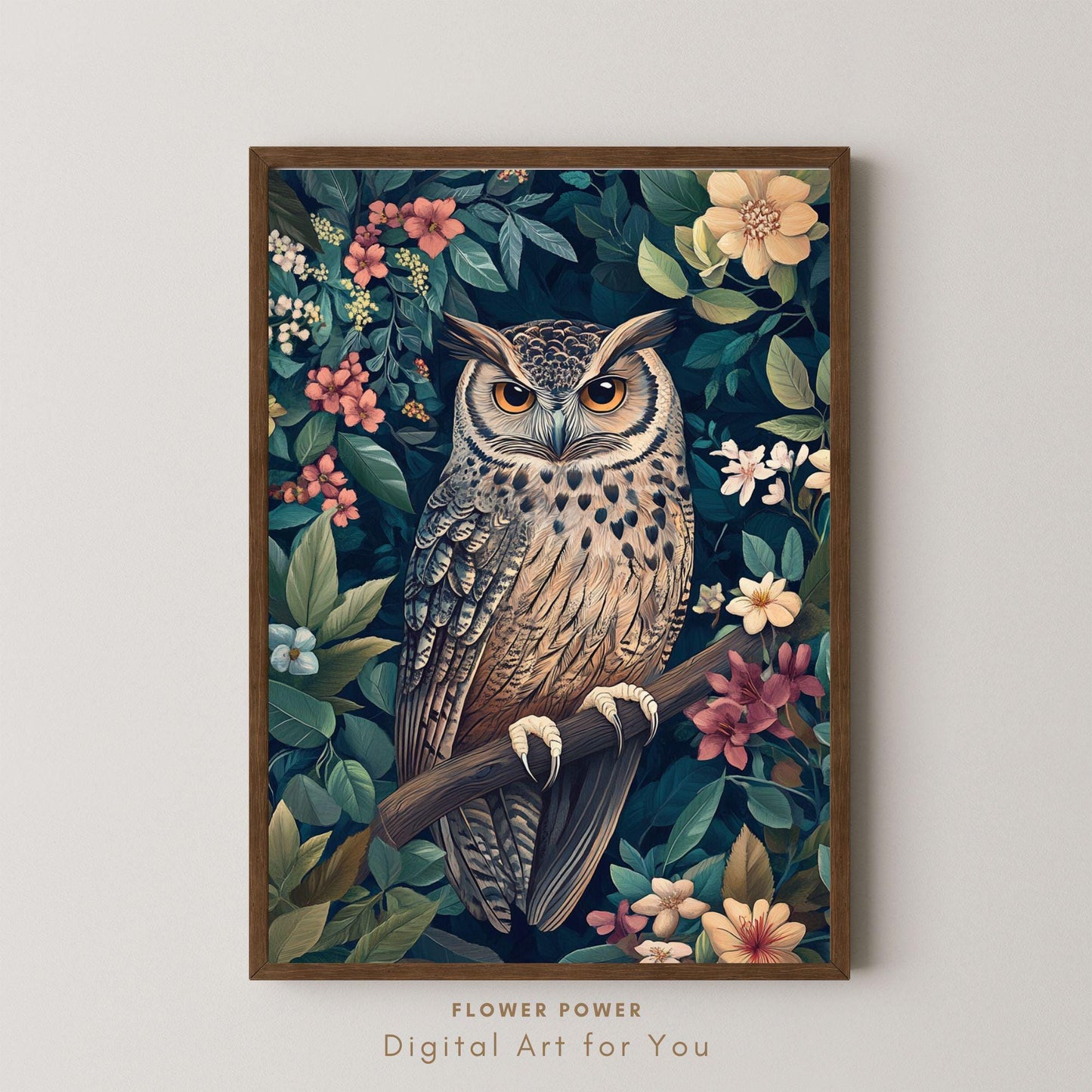 Arte de Búho, decoración de Otoño