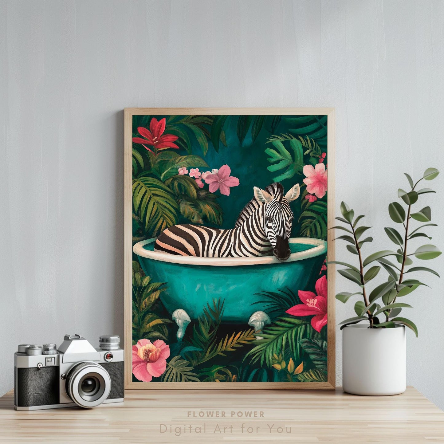 Decoración Mural de Baño de Moda