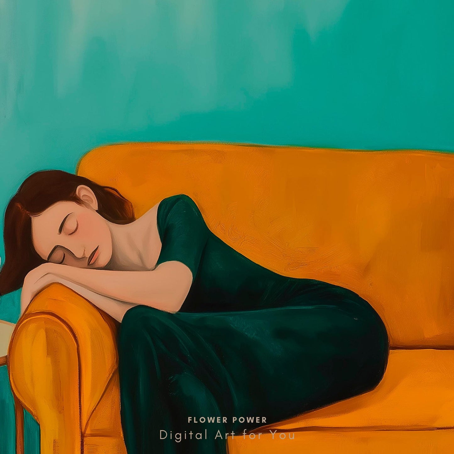 Arte Mujer Durmiendo
