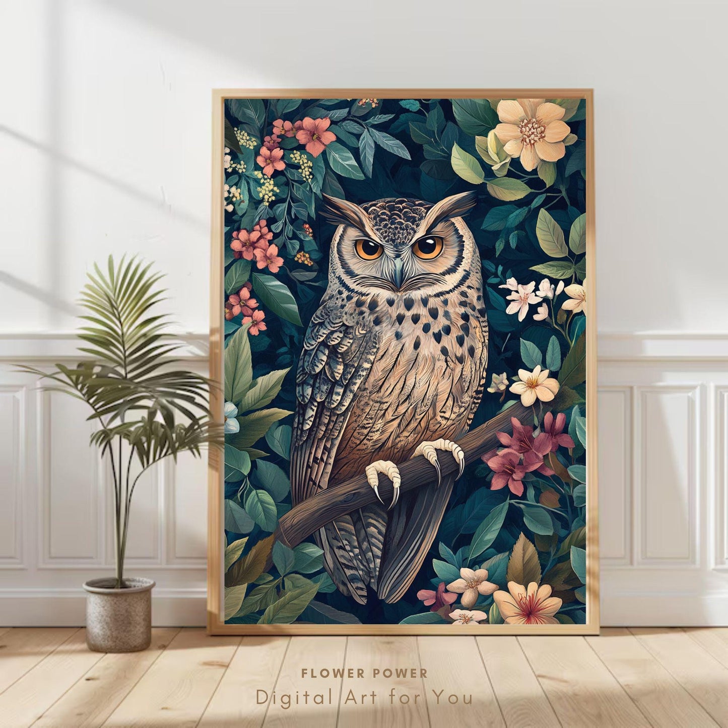 Arte de Búho, decoración de Otoño