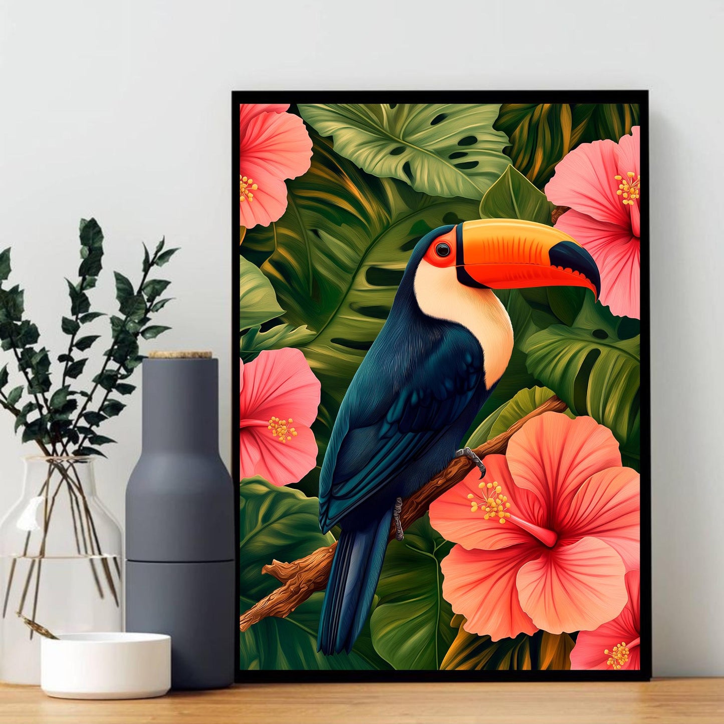 Arte Pájaro Tropical