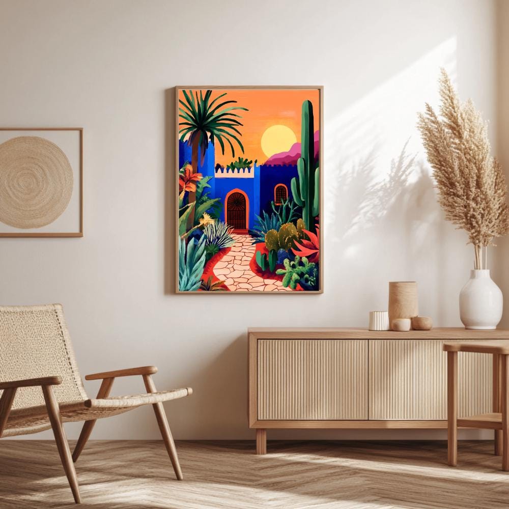 Póster Arte Mural Desierto