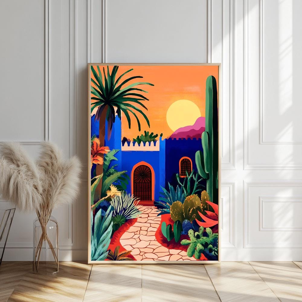 Póster Arte Mural Desierto