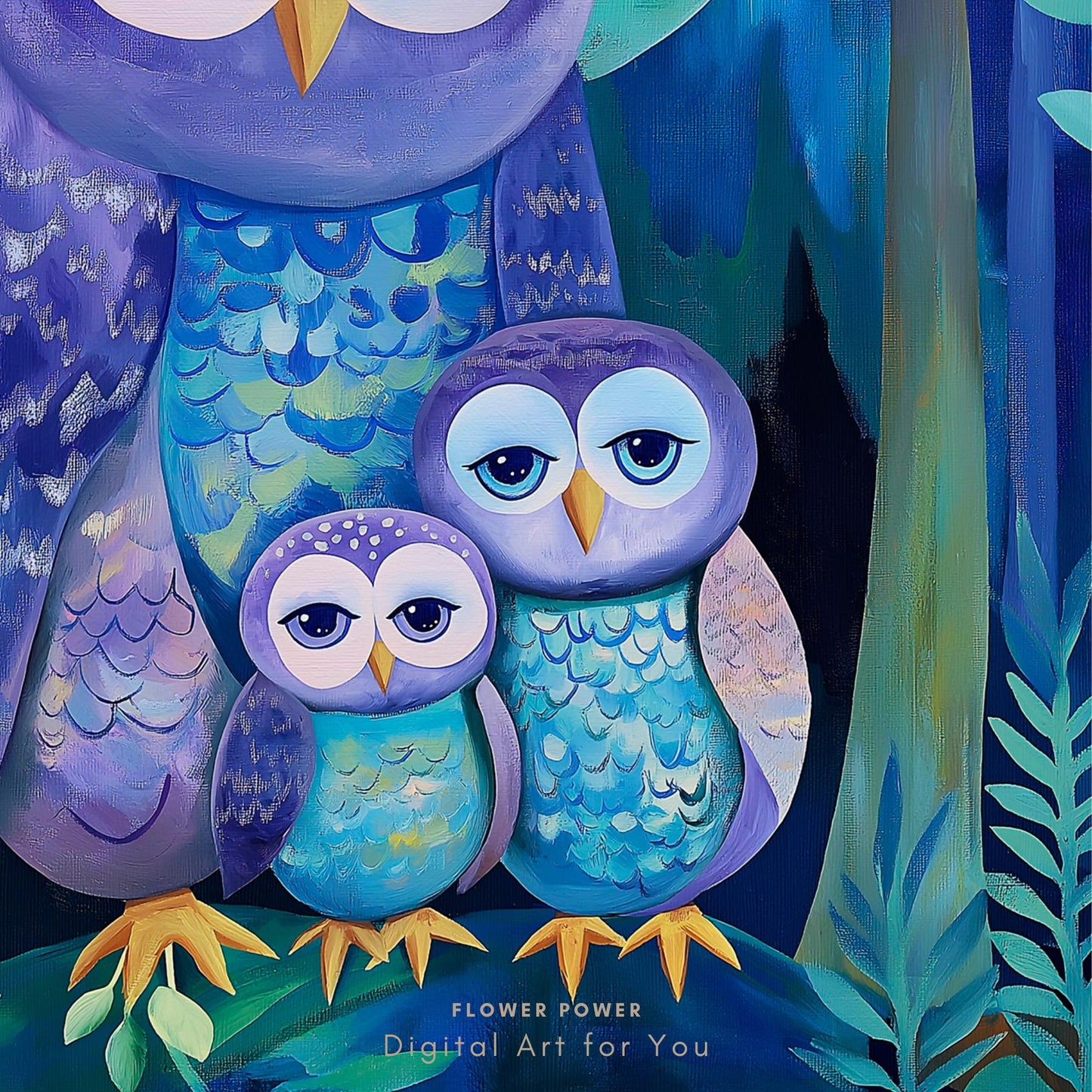 Ilustraciones Lindas de Búhos