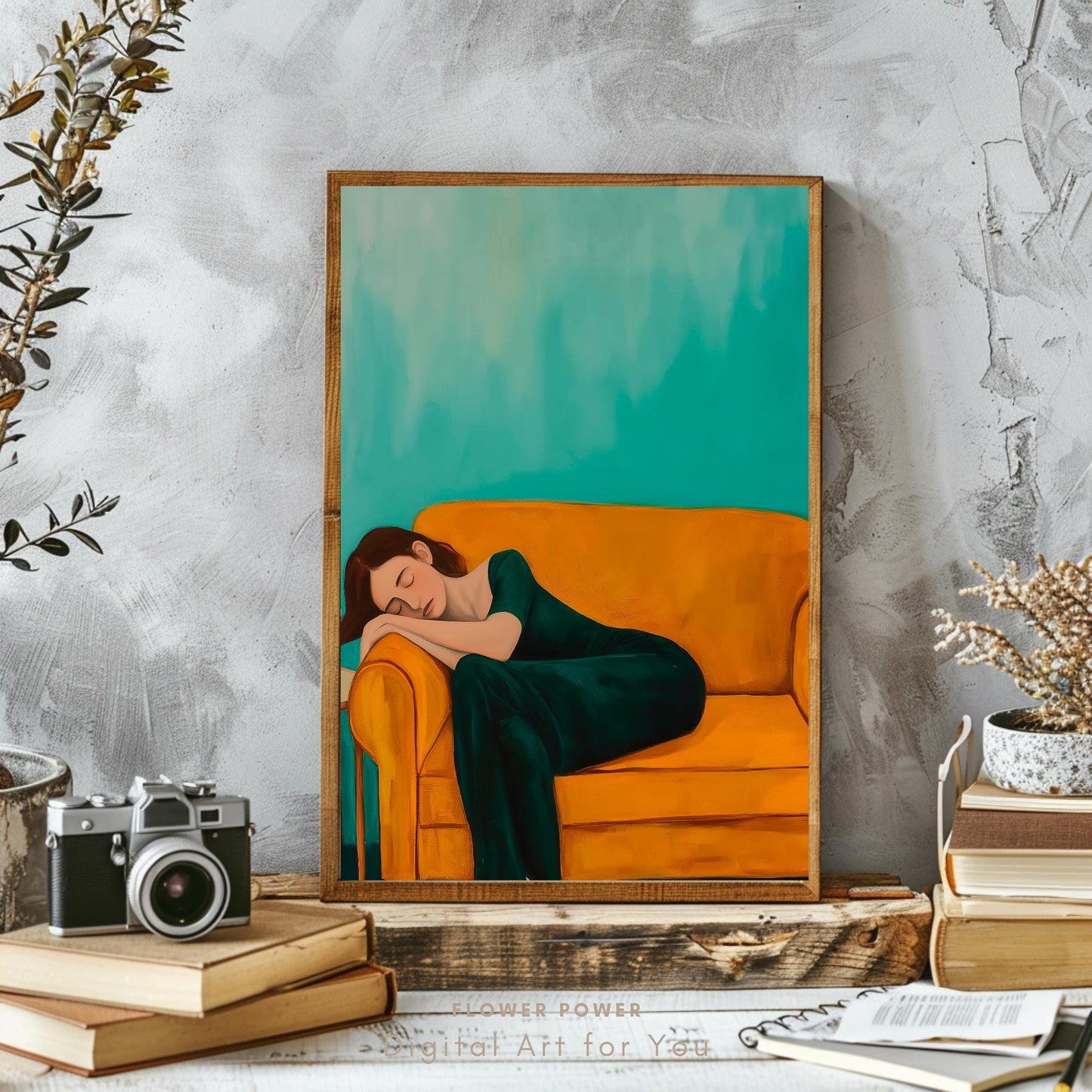 Arte Mujer Durmiendo