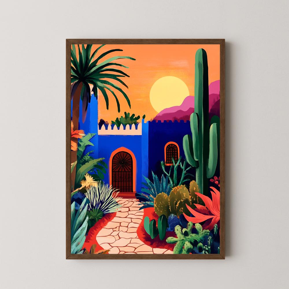 Póster Arte Mural Desierto