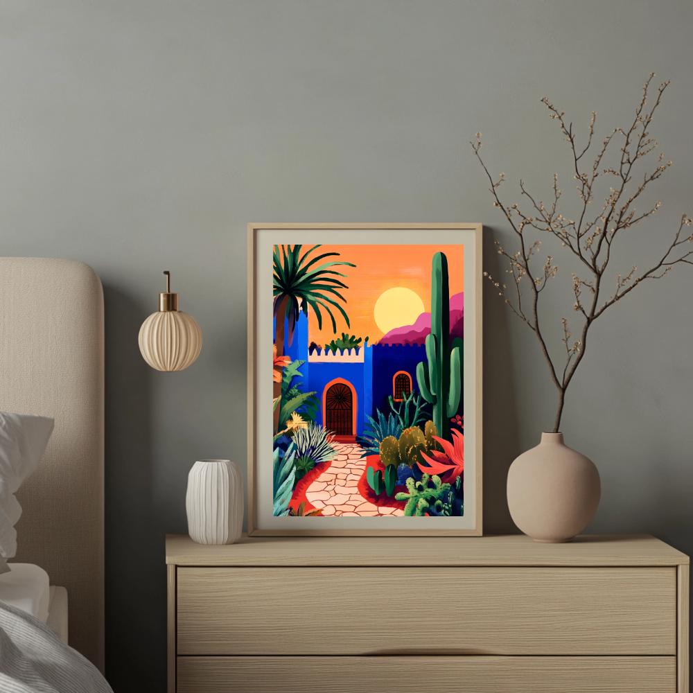 Póster Arte Mural Desierto