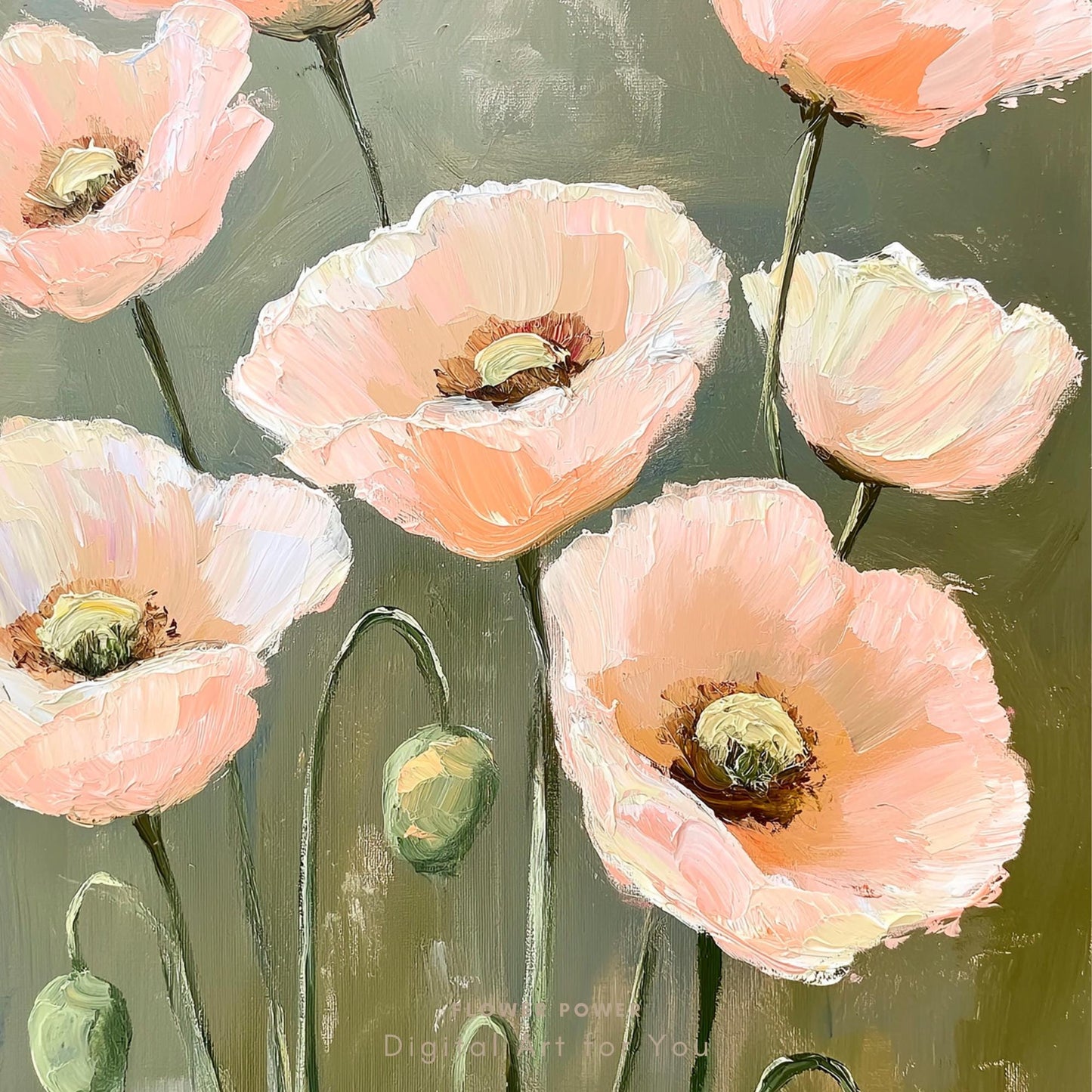 Arte Mural Floral