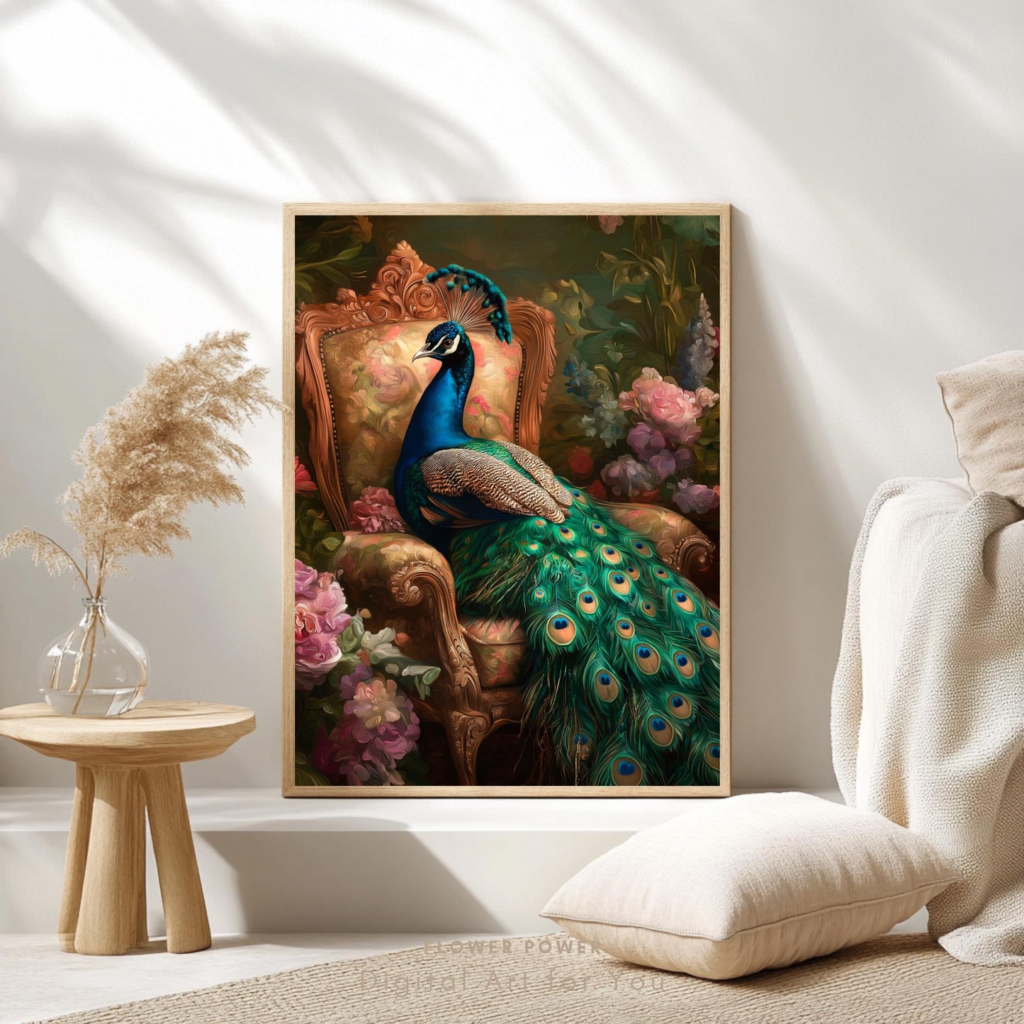 Póster Digital Pavo Real