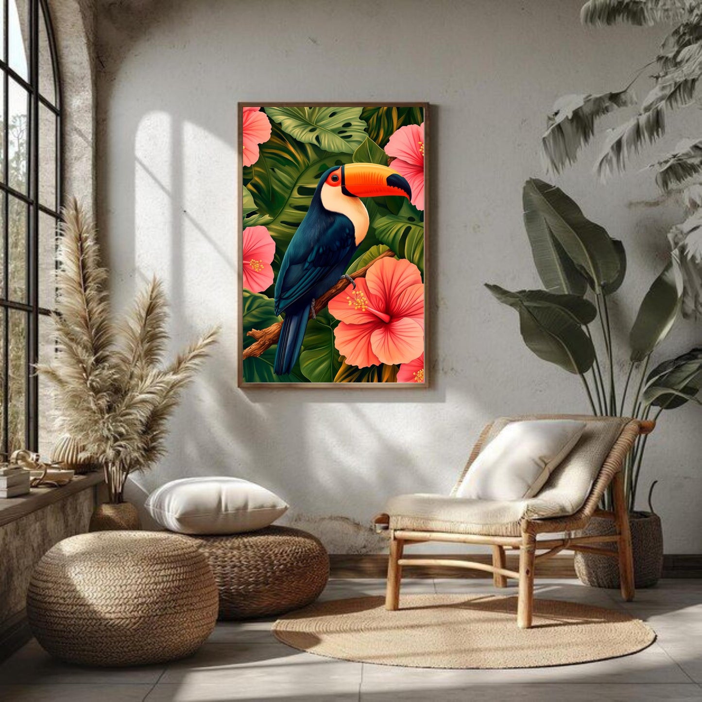 Arte Pájaro Tropical