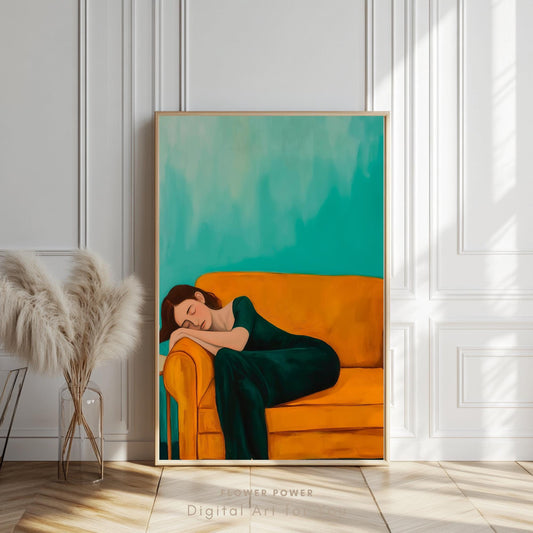 Arte Mujer Durmiendo