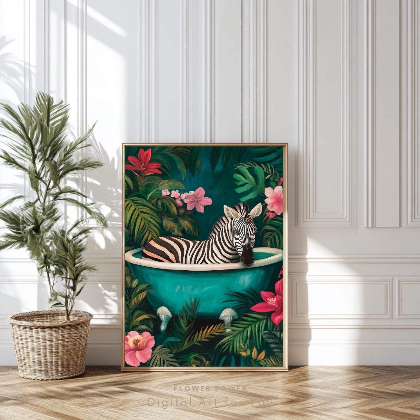 Decoración Mural de Baño de Moda