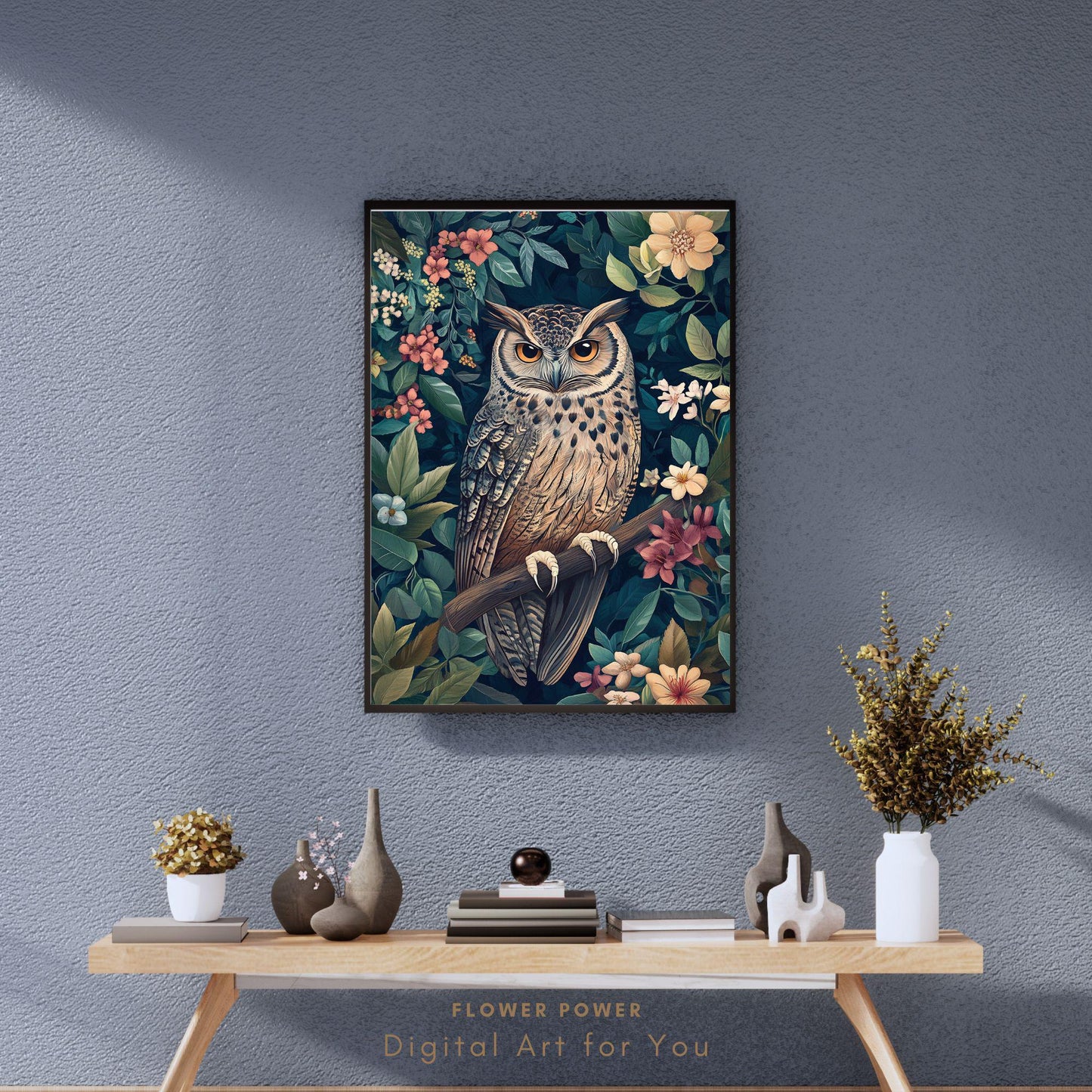 Arte de Búho, decoración de Otoño