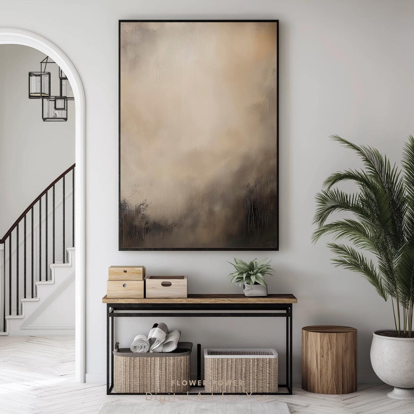 Pintura Abstracta Neutral