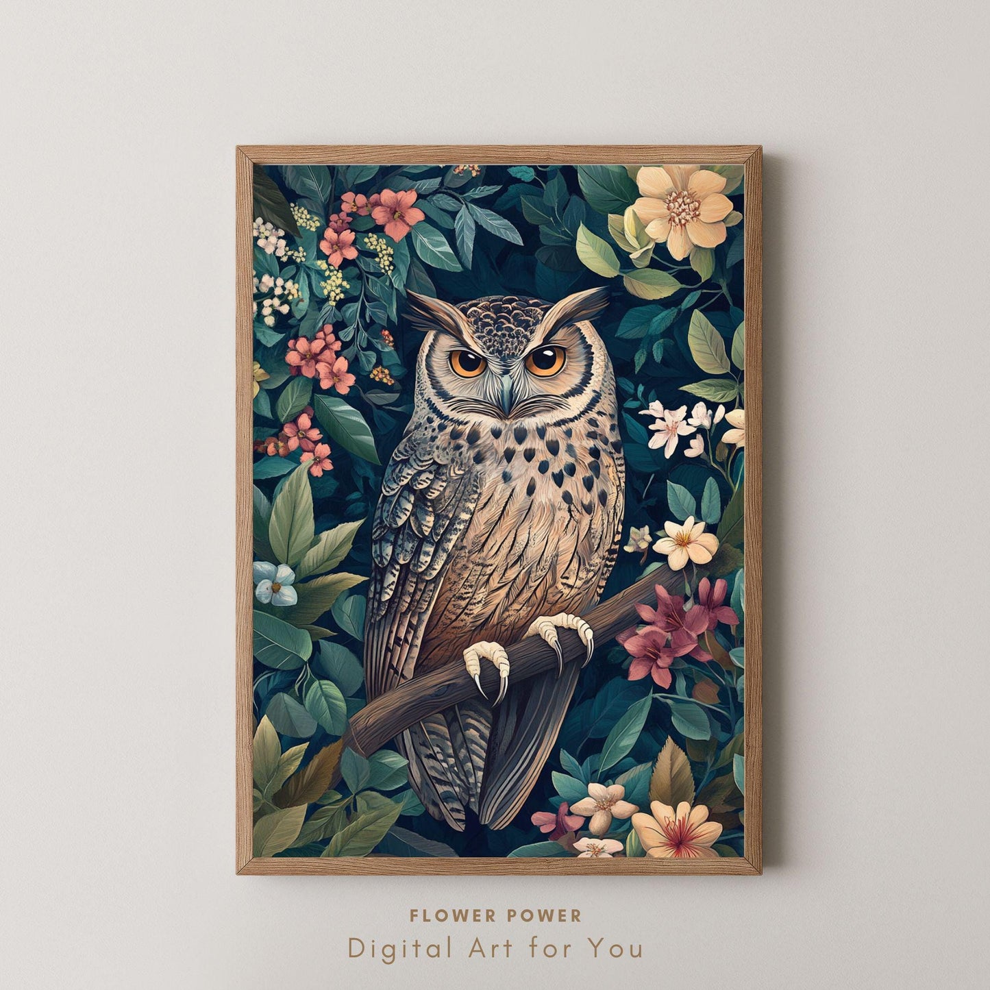 Arte de Búho, decoración de Otoño