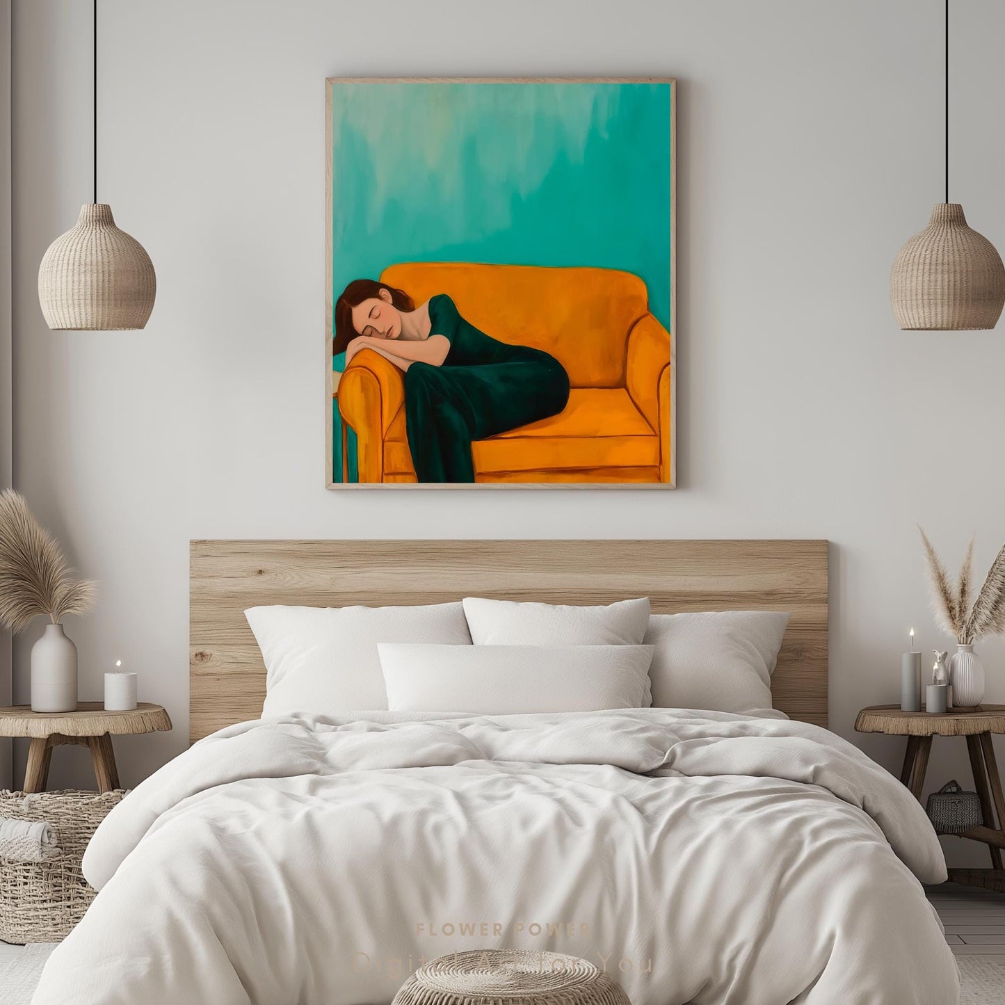 Arte Mujer Durmiendo