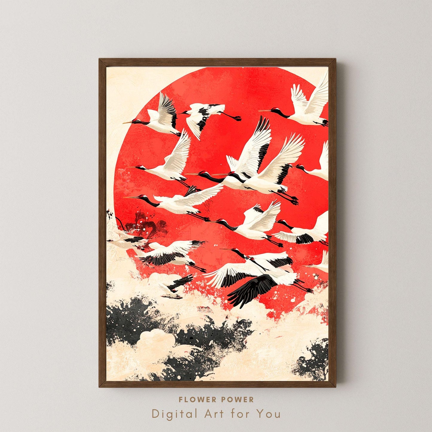 Pintura Pájaro Asiático