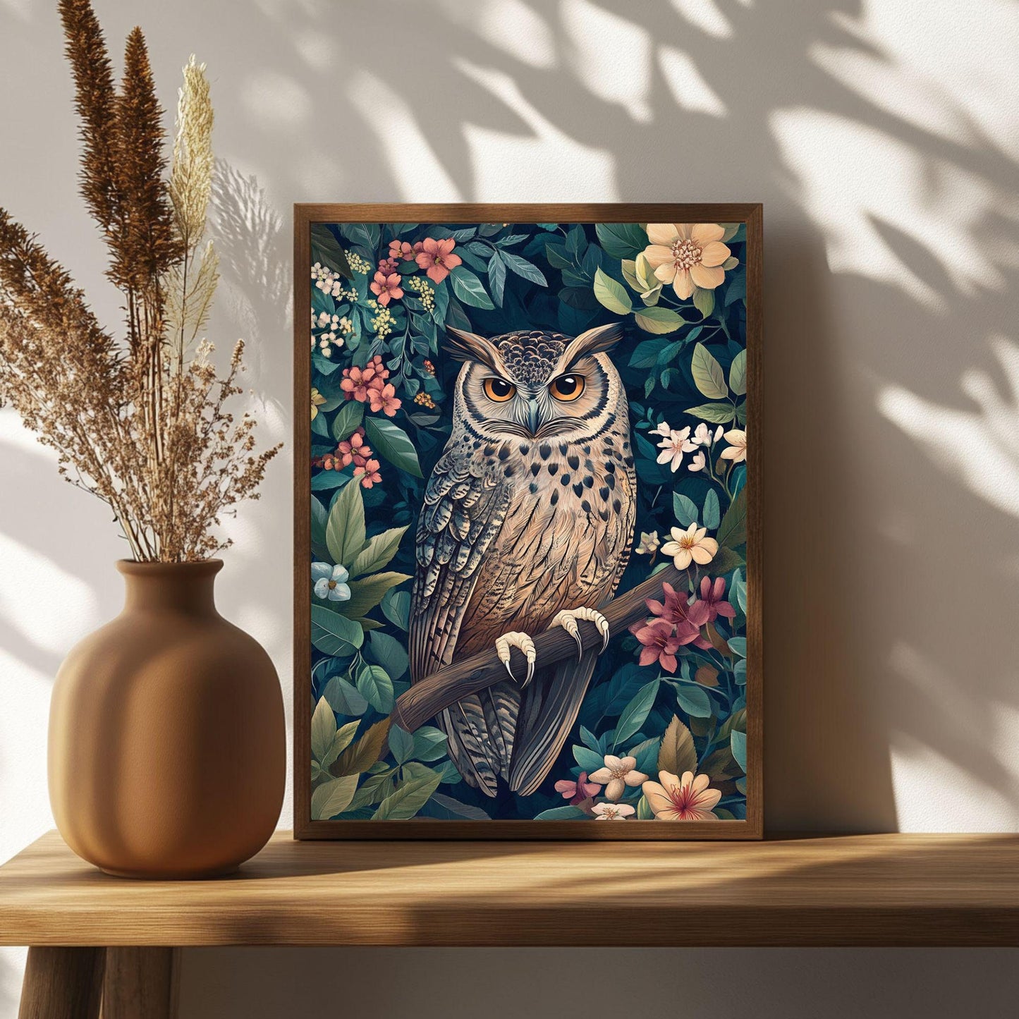 Arte de Búho, decoración de Otoño