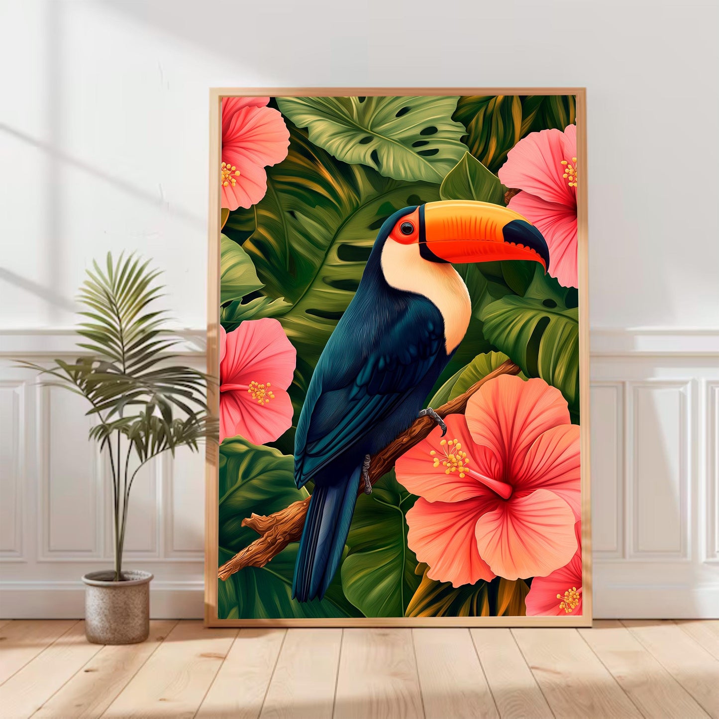 Arte Pájaro Tropical