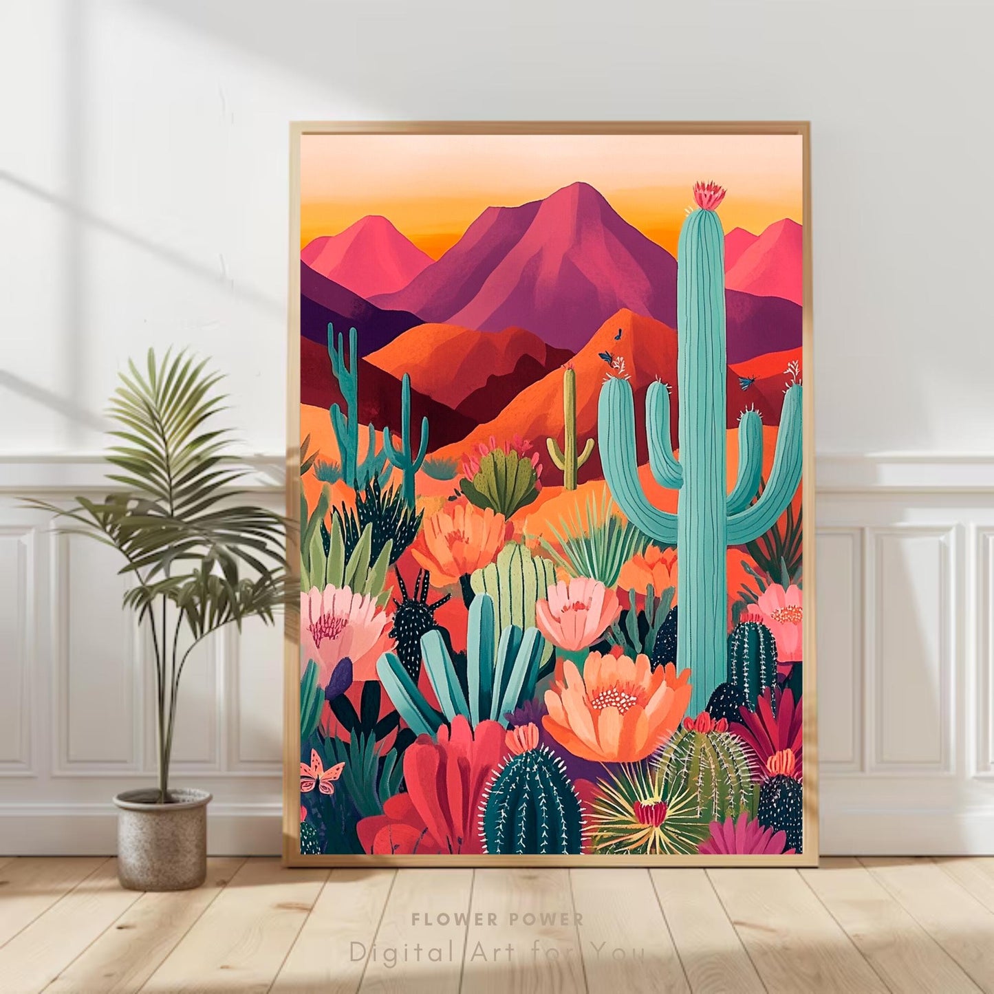 Cactus del Desierto Colorido