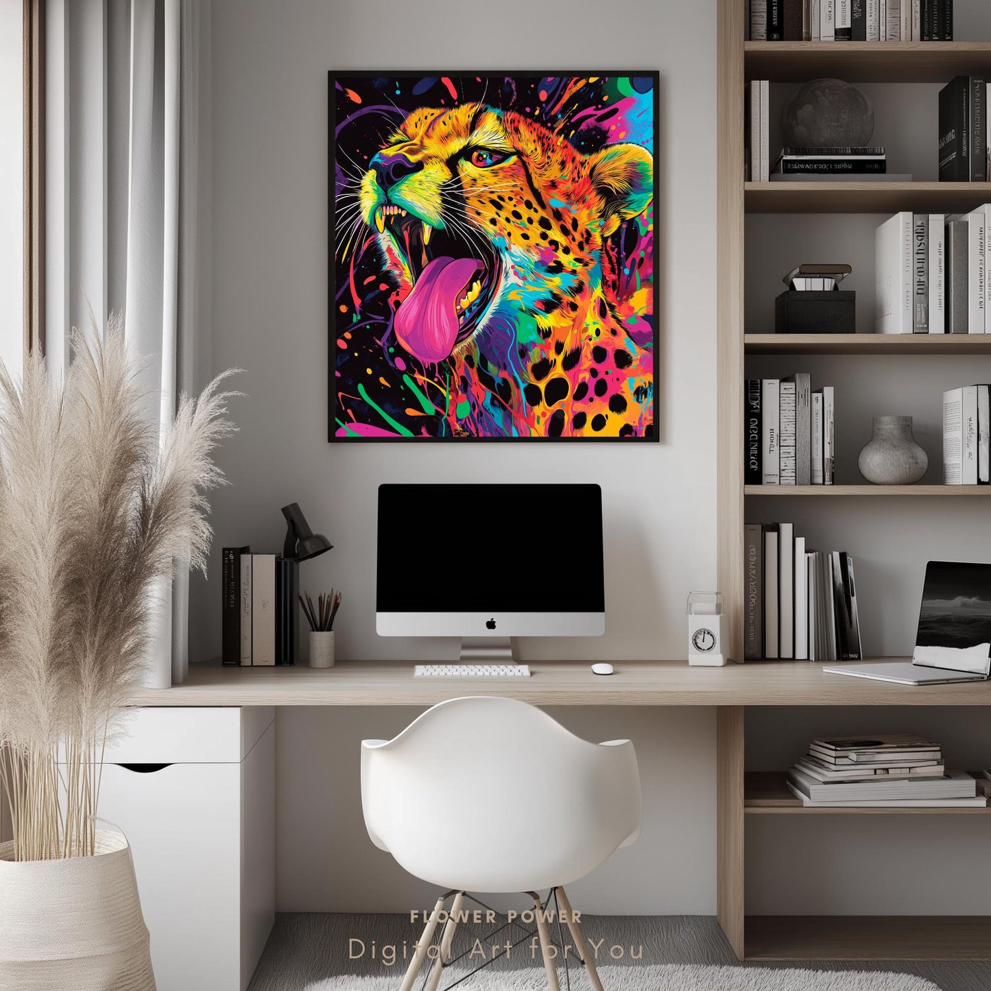 Arte Mural de Colores Brillantes