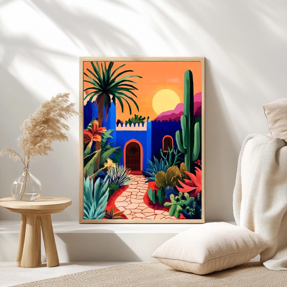 Póster Arte Mural Desierto
