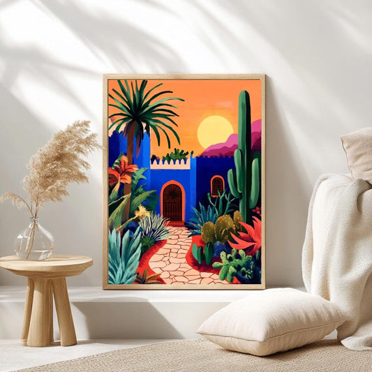 Póster Arte Mural Desierto