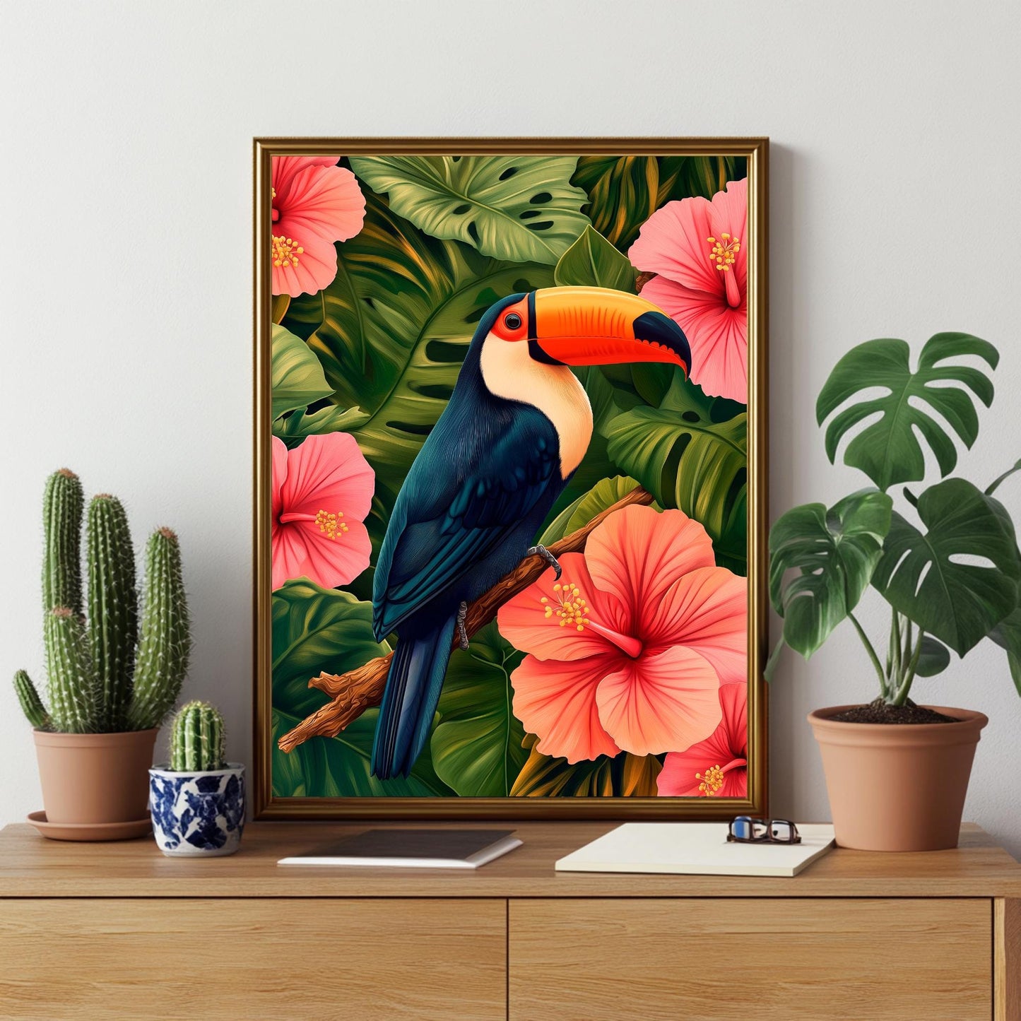 Arte Pájaro Tropical