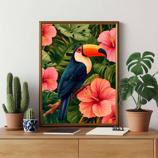 Arte Pájaro Tropical
