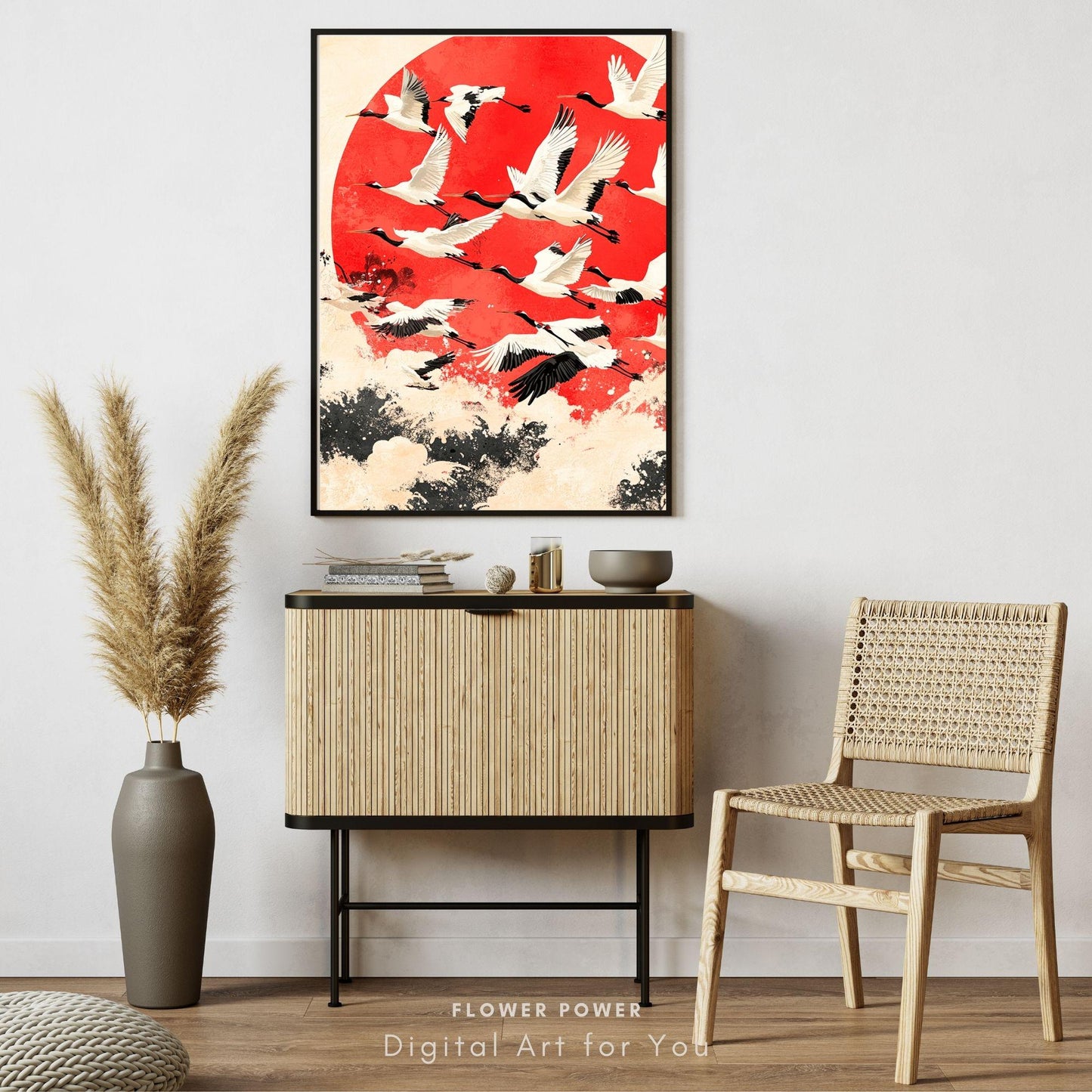 Pintura Pájaro Asiático