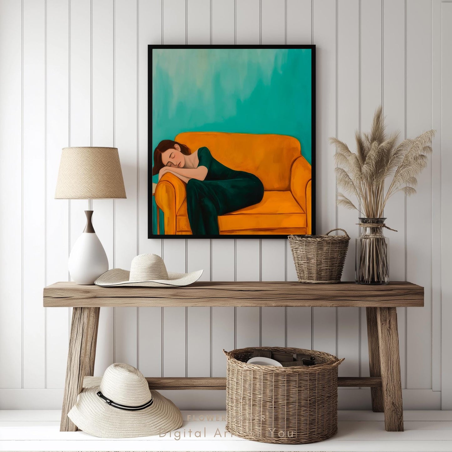 Arte Mujer Durmiendo
