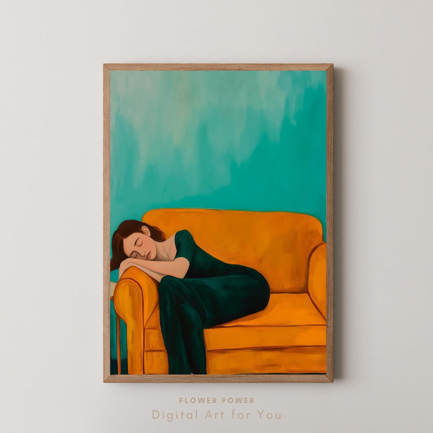 Arte Mujer Durmiendo