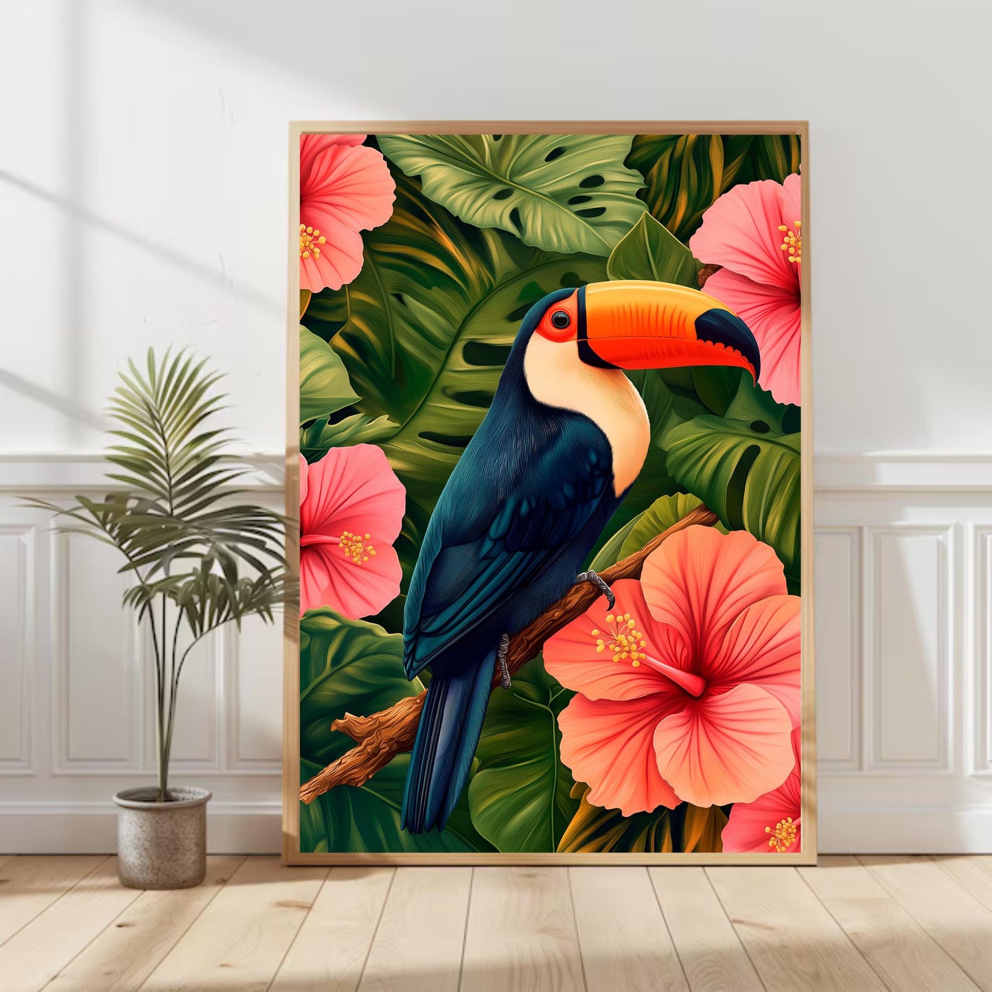 Arte Pájaro Tropical