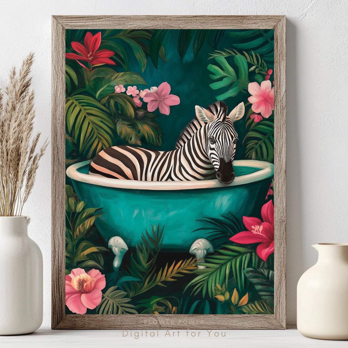 Decoración Mural de Baño de Moda