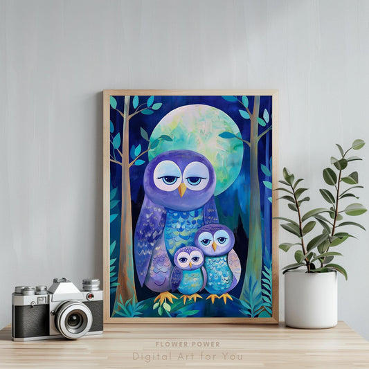 Ilustraciones Lindas de Búhos