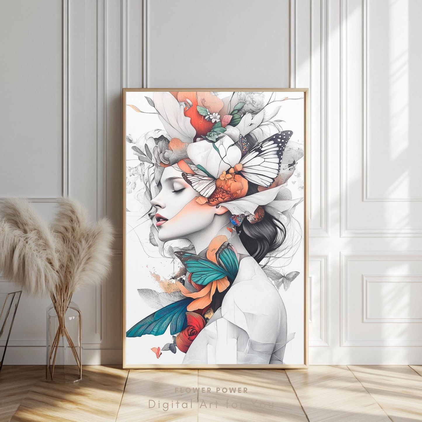 Poster Surrealista de Mujer