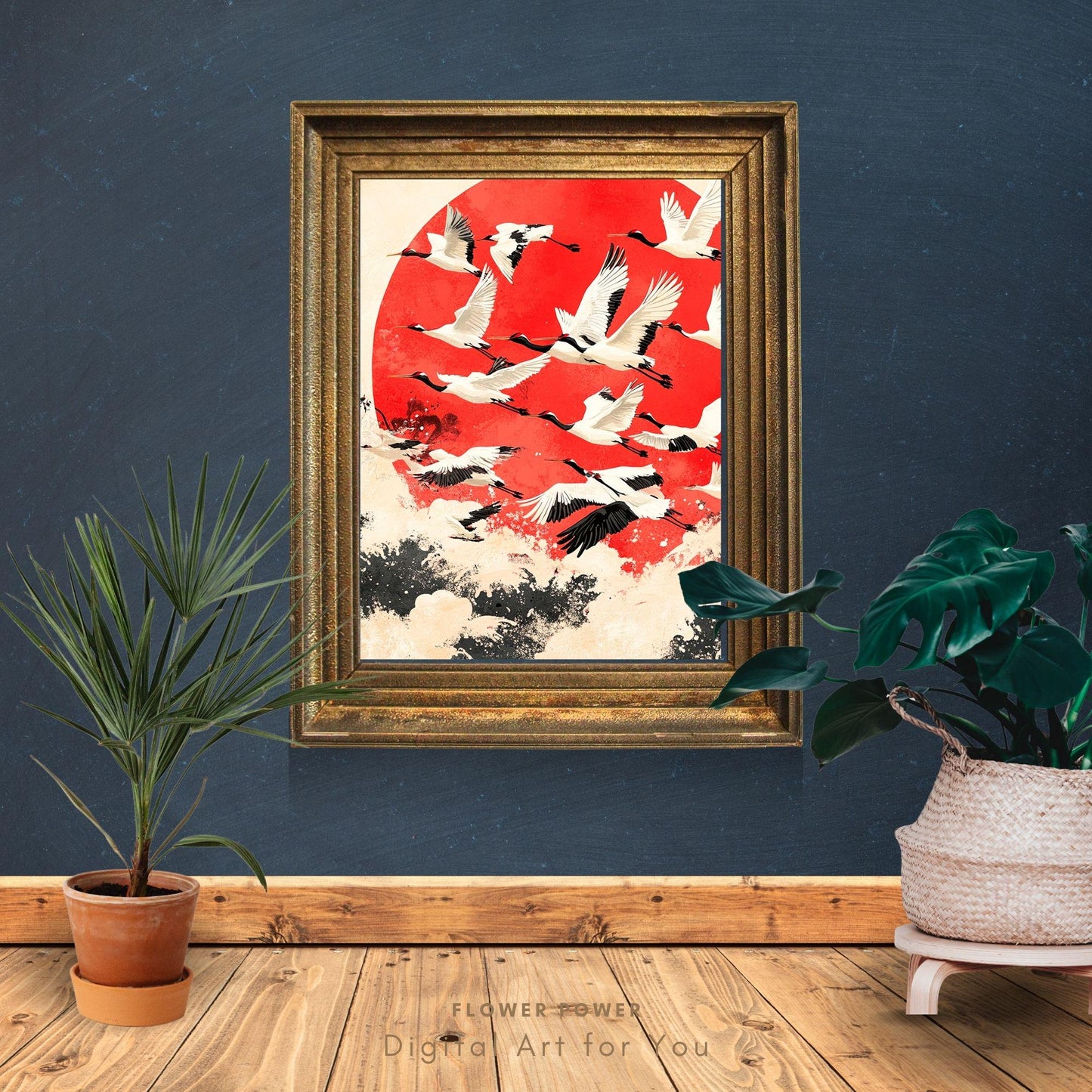 Pintura Pájaro Asiático