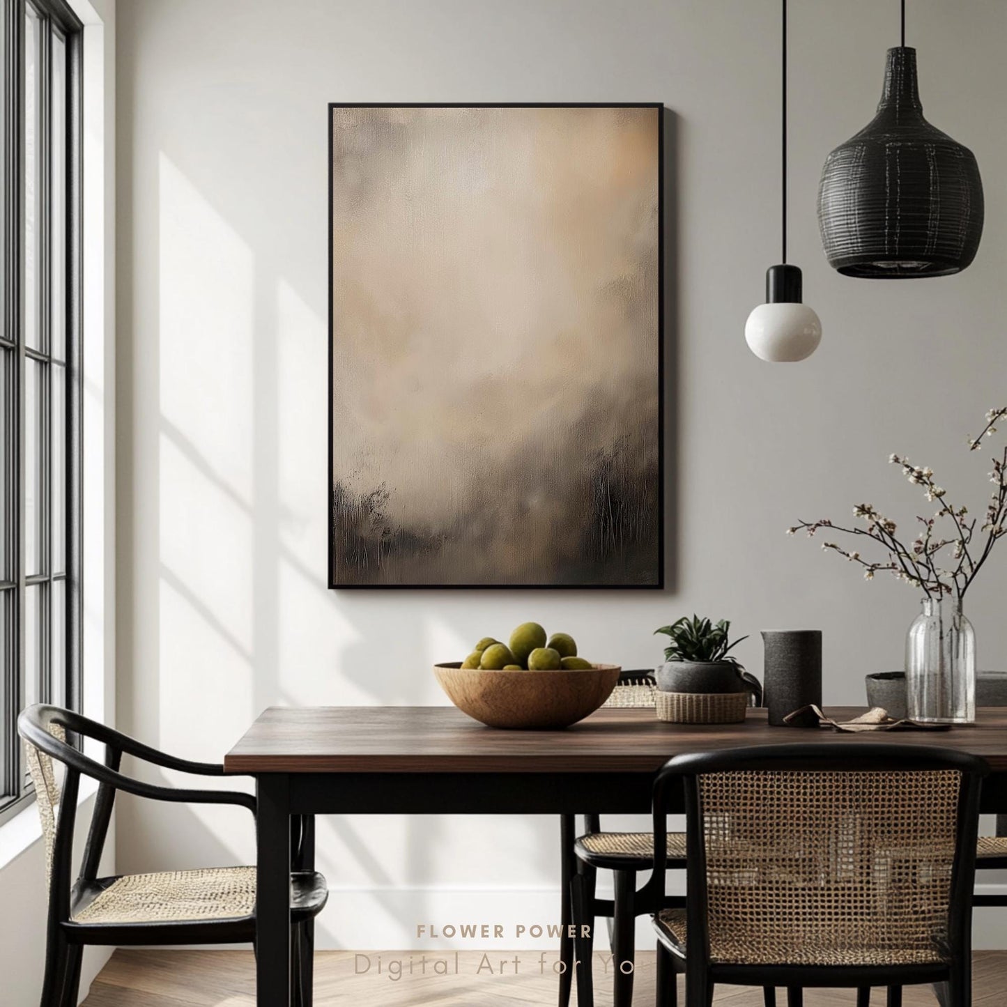 Pintura Abstracta Neutral